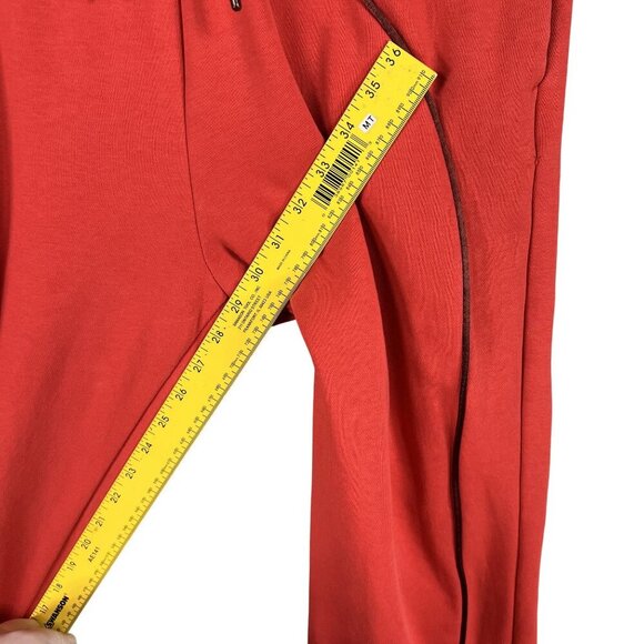 Nike Air Womens M Crimson Tracksuit Cropped Hoodie Joggers Athletic Lounge Set - Picture 12 of 16